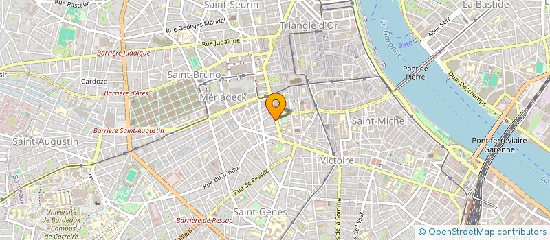 localisation de l'entreprise SPFPL JEAN-CLAUDE BARRET  BORDEAUX