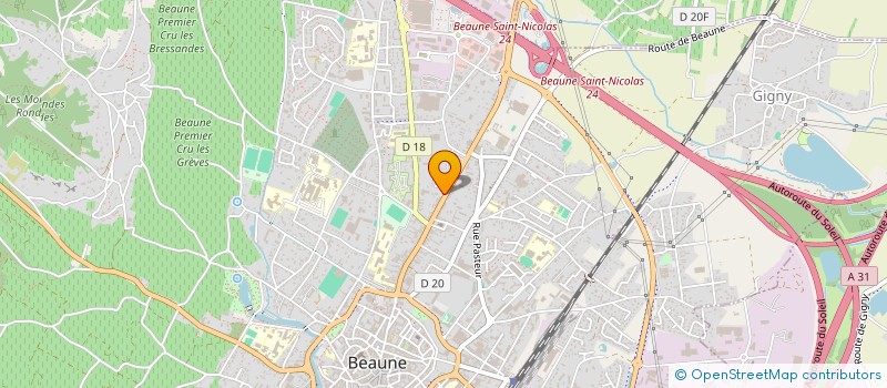 localisation de l'entreprise SPFPL JEROME CARTIER à BEAUNE