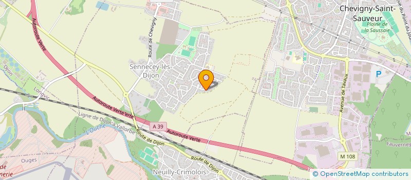 localisation de l'entreprise SPFPL JF PHARMA  SENNECEY-LES-DIJON