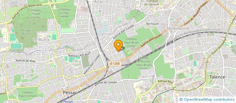 localisation de l'entreprise SPFPL JFL  PESSAC