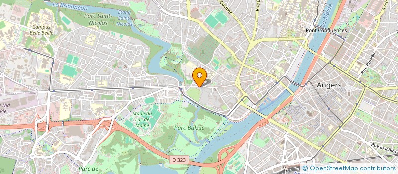 localisation de l'entreprise SPFPL JFM à ANGERS