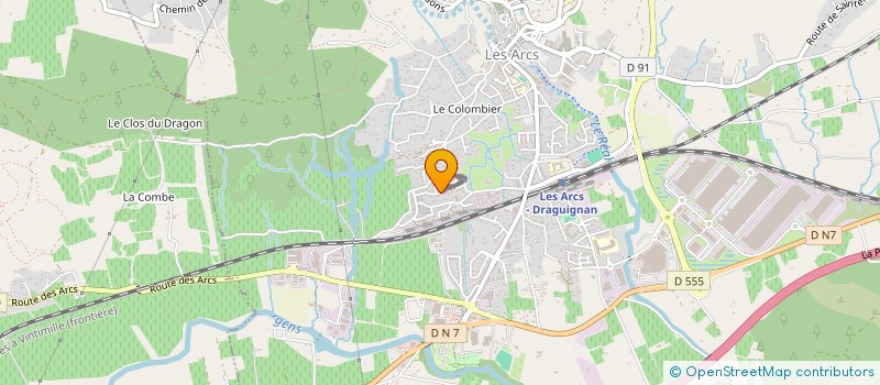 localisation de l'entreprise SPFPL JOJO  LES ARCS