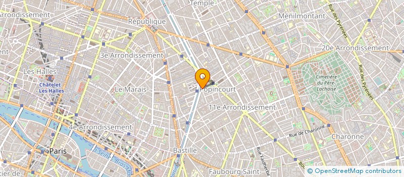 localisation de l'entreprise SPFPL JOSEPH HENRY  PARIS