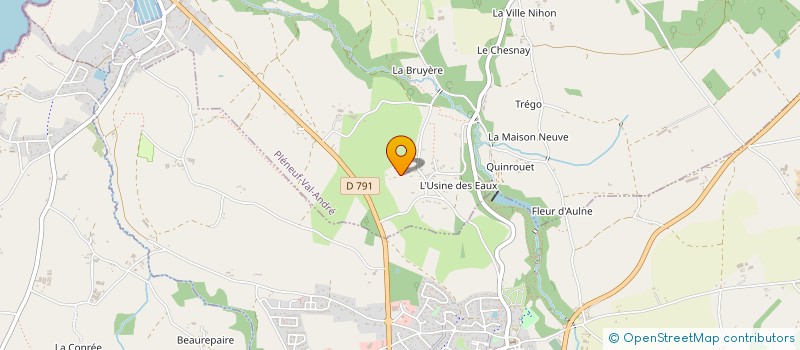 localisation de l'entreprise SPFPL JOSSIC  PLENEUF-VAL-ANDRE