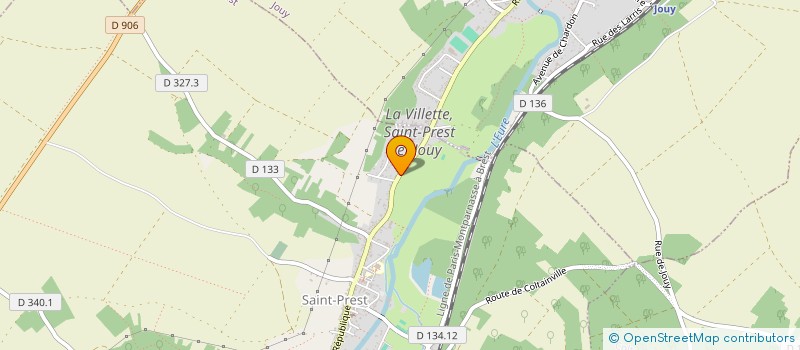 localisation de l'entreprise SPFPL JPV 28 à SAINT-PREST