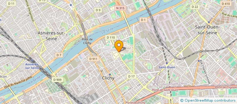 localisation de l'entreprise SPFPL JSL à CLICHY