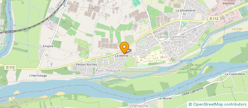 localisation de l'entreprise SPFPL JT'MF à SAINTE-GEMMES-SUR-LOIRE
