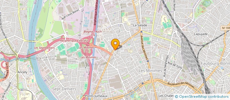 localisation de l'entreprise SPFPL JUST à TOULOUSE