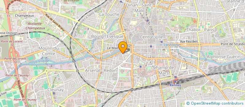 localisation de l'entreprise SPFPL JW  RENNES