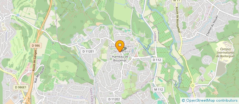 localisation de l'entreprise SPFPL JYM  SAINT-CLEMENT-DE-RIVIERE