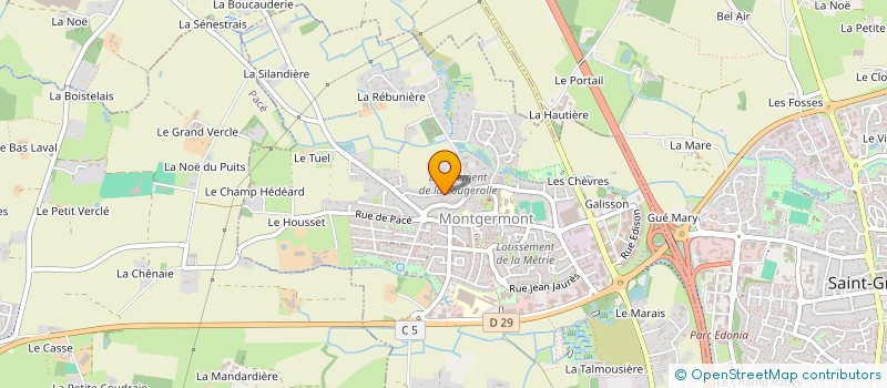 localisation de l'entreprise SPFPL KERGOSIEN INVESTISSEMENT  MONTGERMONT