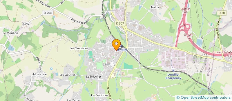 localisation de l'entreprise SPFPL KONECNA  LENTILLY