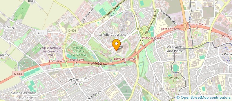 localisation de l'entreprise SPFPL KREIDIE à CAEN