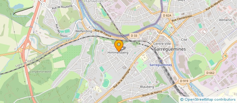 localisation de l'entreprise SPFPL L'ACACIA  SARREGUEMINES