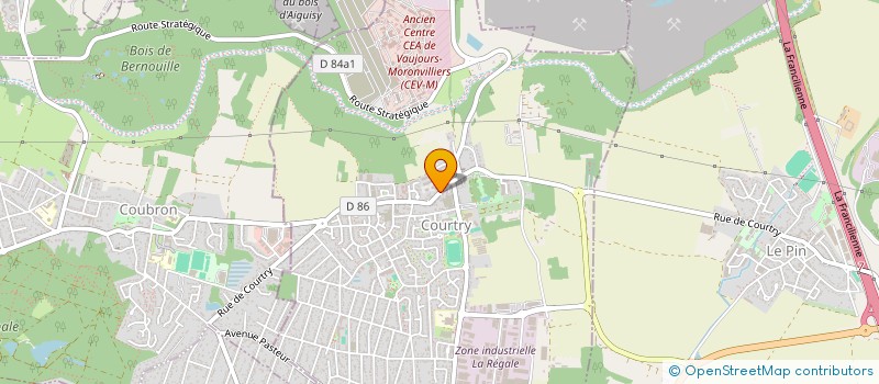 localisation de l'entreprise SPFPL L'ESCALE SANTE 77 à COURTRY