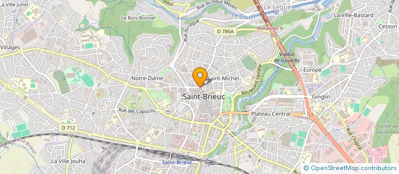 localisation de l'entreprise SPFPL LA 22 à SAINT-BRIEUC