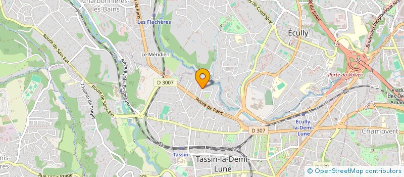 localisation de l'entreprise SPFPL LA BELHARRA  TASSIN-LA-DEMI-LUNE