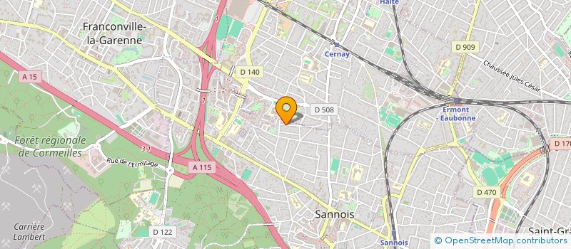 localisation de l'entreprise SPFPL LAAMAL  SANNOIS