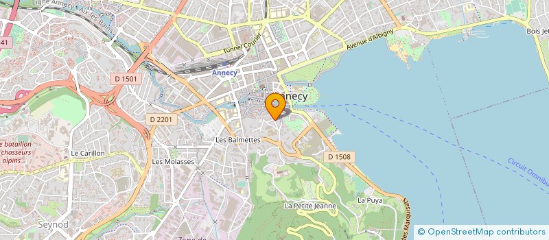 localisation de l'entreprise SPFPL LAC 1 à ANNECY
