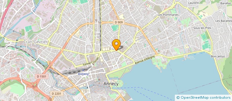 localisation de l'entreprise SPFPL LAKSHMI INVEST à ANNECY