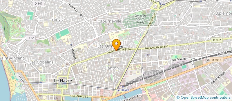 localisation de l'entreprise SPFPL LALOI-TRAVAGLINI à LE HAVRE