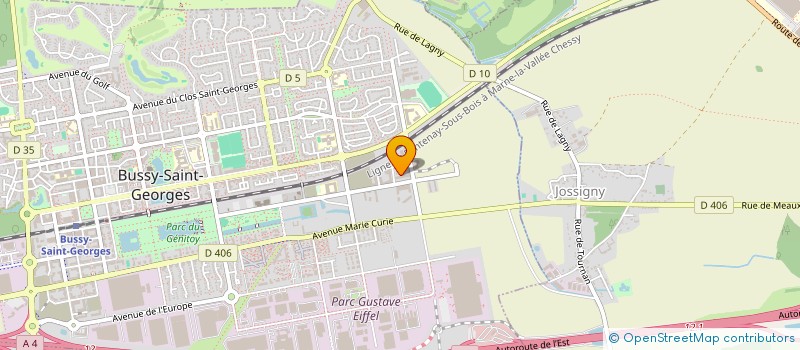 localisation de l'entreprise SPFPL LAMARI  BUSSY-SAINT-GEORGES