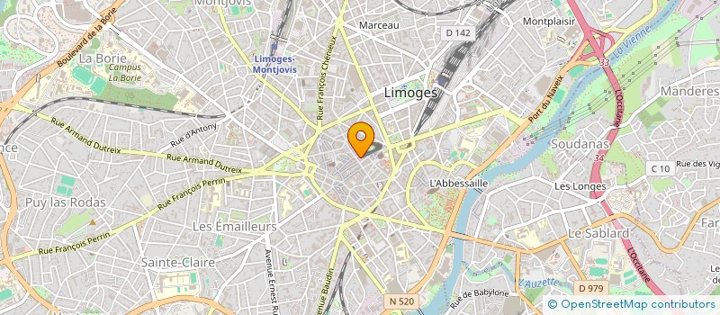 localisation de l'entreprise SPFPL LAUNAY-MICHEL à LIMOGES