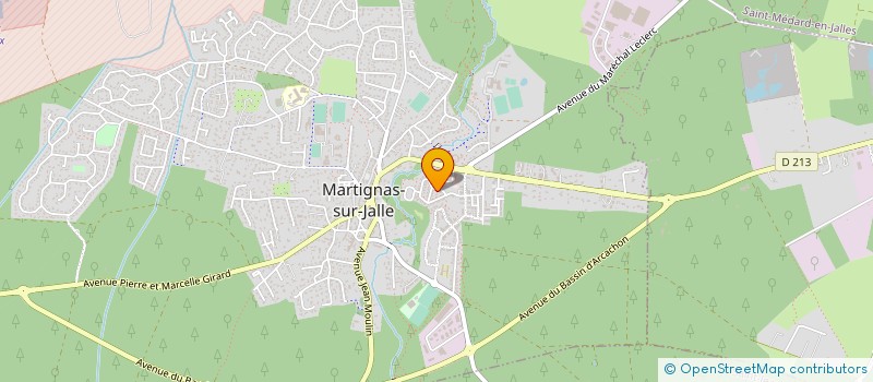 localisation de l'entreprise SPFPL LAURA MINET à MARTIGNAS-SUR-JALLE