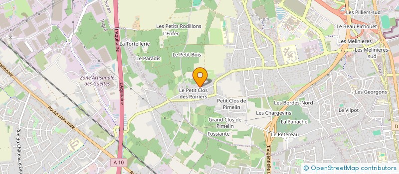 localisation de l'entreprise SPFPL LB à SARAN