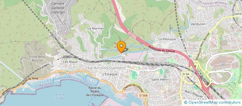 localisation de l'entreprise SPFPL LEDE à MARSEILLE