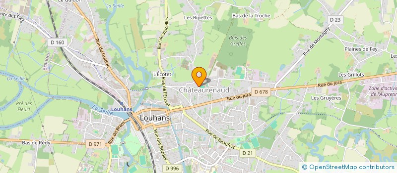 localisation de l'entreprise SPFPL LEHEIS à LOUHANS