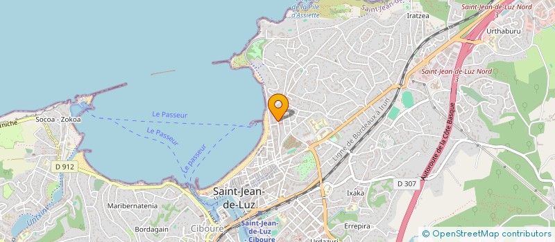 localisation de l'entreprise SPFPL LERROKATU à SAINT-JEAN-DE-LUZ