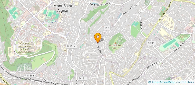 localisation de l'entreprise SPFPL LESUEUR  MONT-SAINT-AIGNAN