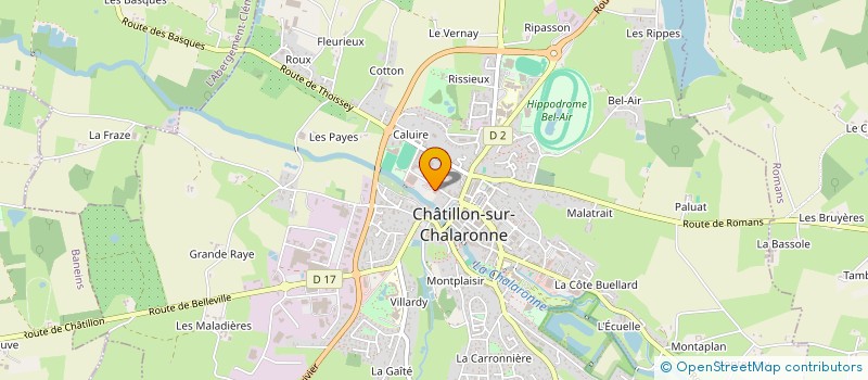 localisation de l'entreprise SPFPL LETCHI  CHATILLON-SUR-CHALARONNE