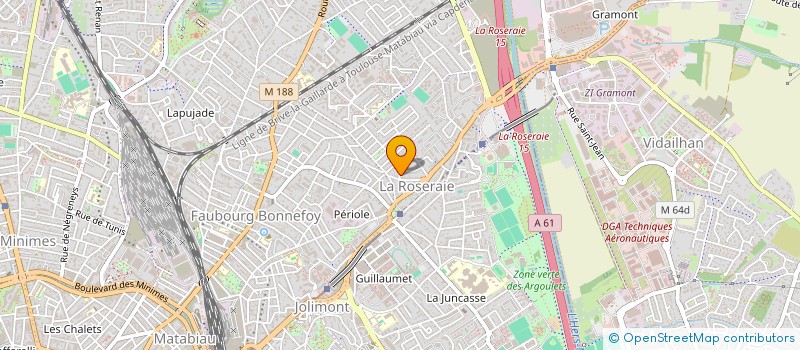 localisation de l'entreprise SPFPL LEVY  TOULOUSE