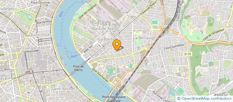 localisation de l'entreprise SPFPL LG  BORDEAUX