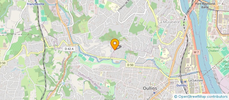 localisation de l'entreprise SPFPL LLAO LLAO  OULLINS