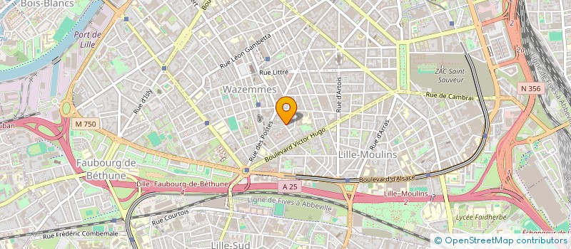 localisation de l'entreprise SPFPL LOBU à LILLE