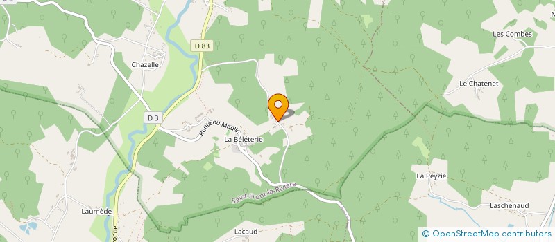 localisation de l'entreprise SPFPL LOCICIRO  NONTRON