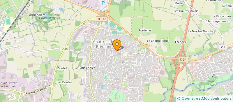 localisation de l'entreprise SPFPL LOGODENN  CHARTRES-DE-BRETAGNE