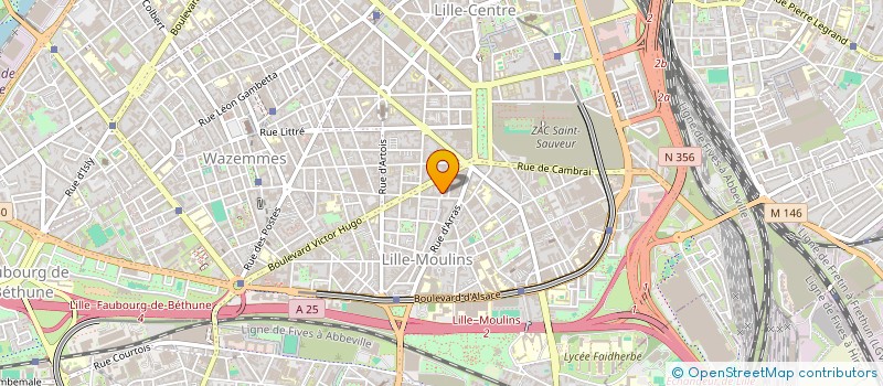 localisation de l'entreprise SPFPL LORTHOIS à LILLE