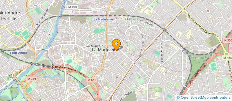 localisation de l'entreprise SPFPL LR AVOCAT  LA MADELEINE