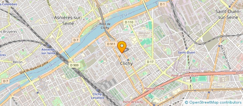 localisation de l'entreprise SPFPL LRB2 à CLICHY