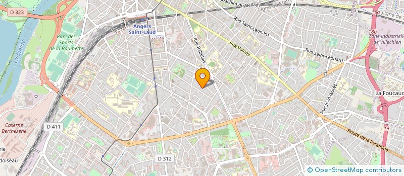 localisation de l'entreprise SPFPL M.DOUBREMELLE à ANGERS