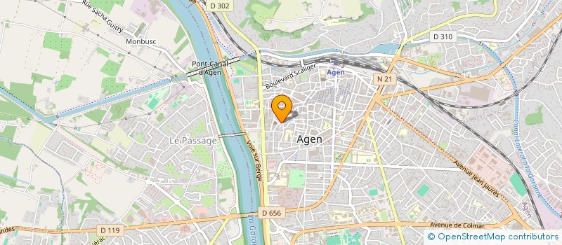 localisation de l'entreprise SPFPL MA-SA à AGEN