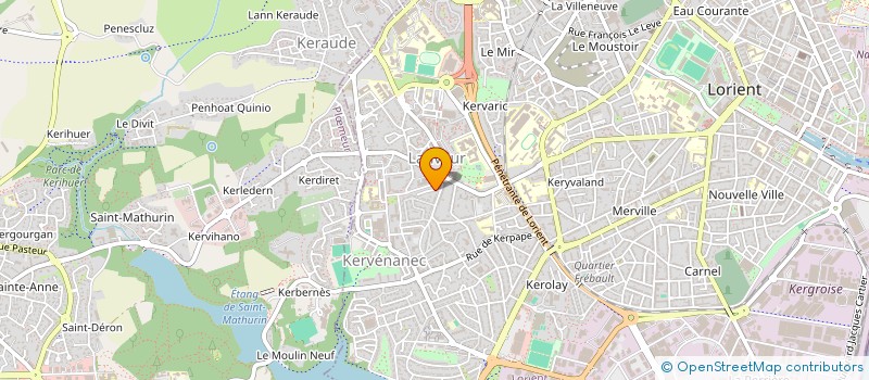 localisation de l'entreprise SPFPL MADEIRA  LORIENT