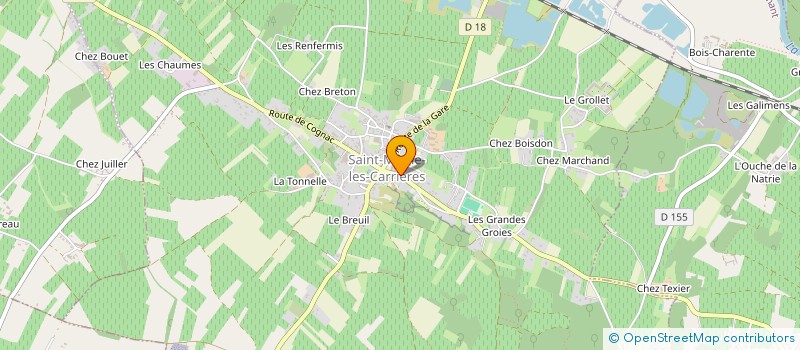 localisation de l'entreprise SPFPL MAELL-PHARMA à SAINT-MEME-LES-CARRIERES