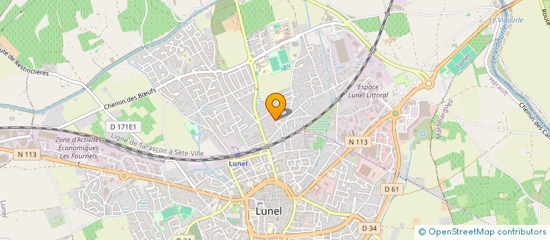 localisation de l'entreprise SPFPL MANCA  LUNEL