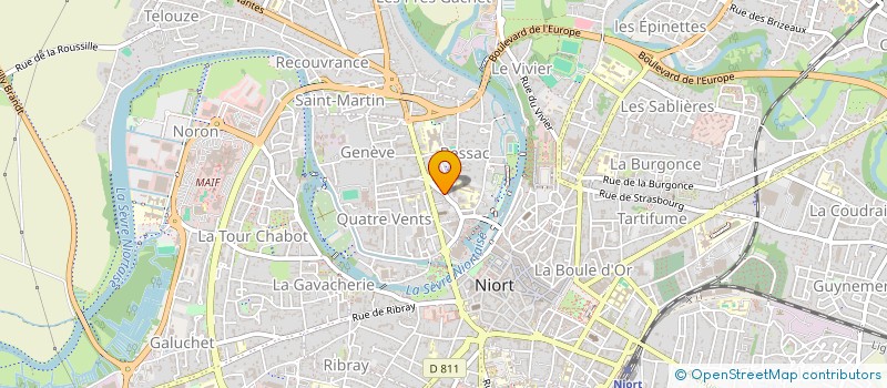 localisation de l'entreprise SPFPL MANTEAU CAMILLE  NIORT