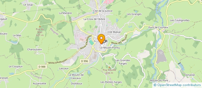 localisation de l'entreprise SPFPL MARIE W à AUZANCES